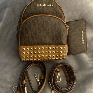 Michael Kors Rhea Studded Mini Backpack